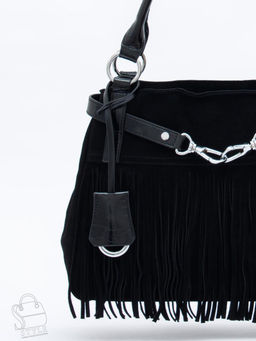 Сумка женская кожаная 98400MSS black Velina Fabbiano-Safenta