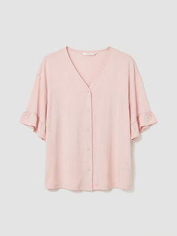 V Yaka Kad?n Pijama ?st