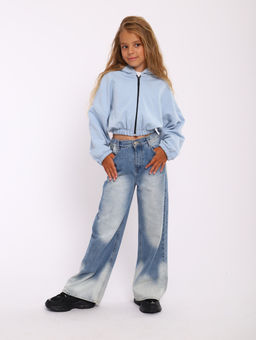 ТД051 Толстовка Porsch 2 (голубой) - Милаша фото 3