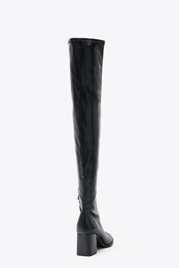 HIGH-LEG HEELED BOOTS - Zara фото 6