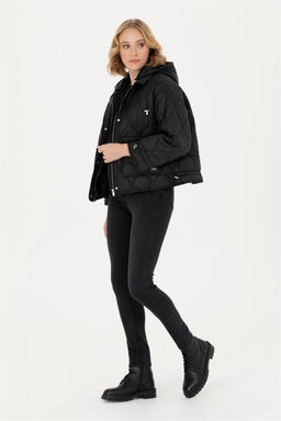 U. S. Polo Assn Женское черное пальто - U.s. polo assn фото 4