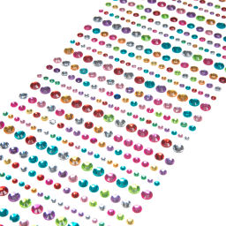 Стразы декоративные (640 шт) SF-7784, ассорти №8