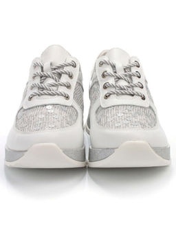 05-FDD18-1P WHITE Кроссовки женские (натуральная кожа, сетка) - No name фото 5