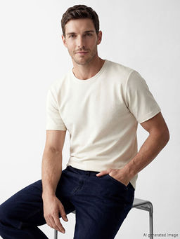 Bisiklet Yaka Erkek Penye Ti??rt