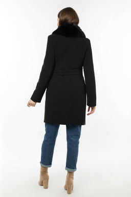 02-1526 Пальто женское утепленное (пояс) - El podio фото 10