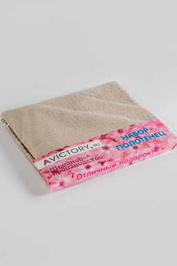 Набор вафельных полотенец в подарочной упаковке