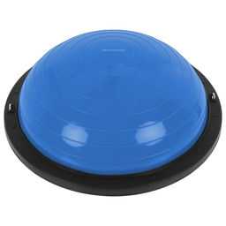 Полусфера BOSU гимнастическая ONLYTOP, 58×25 см, с насосом, синяя