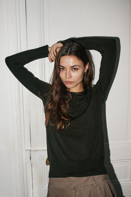 BASIC PLAIN KNIT JUMPER - Zara фото 3
