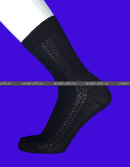 Цена за 10 пар. Сенатор носки мужские А-5 черные 27  фото 2