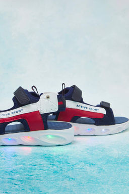 Lacivert Is?kl? Kucuk Erkek Cocuk Kids Spor Sandalet TAKSS25SD00071 - Trendyolmilla фото 2