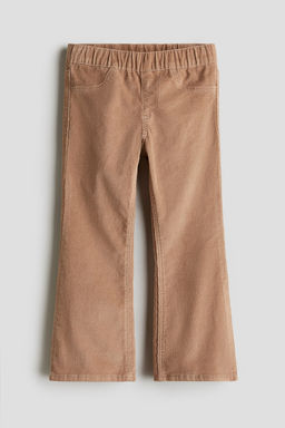 Treggings acampanados de pana