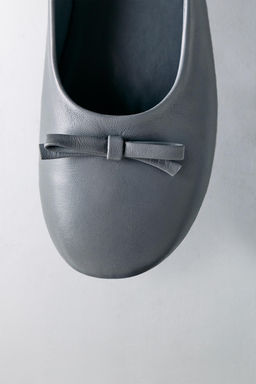 LEATHER BALLERINAS - LIMITED EDITION - Zara фото 9