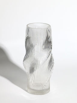 Ваза «Венди», 29×12×10 см, стекло, прозрачная