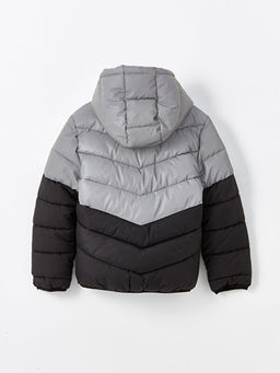 Kap??onlu Reflekt?r Detayl? Erkek ?ocuk ?i?me Mont - Waikiki фото 2