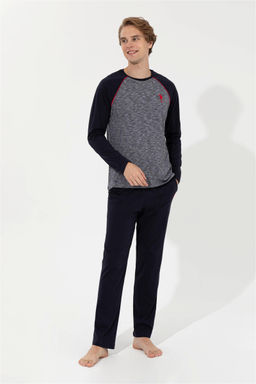 Erkek Lacivert Pijama Tak_m_ Sepette S_rpriz _ndirim - U.s. polo assn фото 2