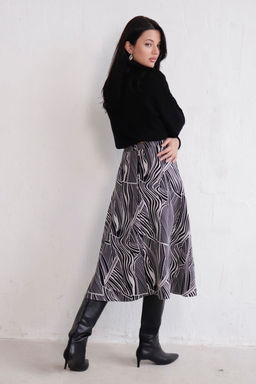 Юбка А-силуэта с принтом - Martichelli фото 74