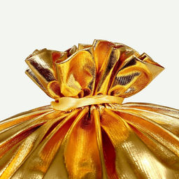 Мешок новогодний Деда Мороза, цвет золото, 60 х 40см - Страна карнавалия фото 6