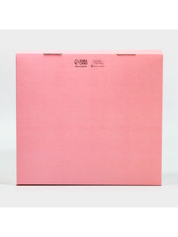 Цена за 5 шт. Коробка кондитерская с пластиковой крышкой, упаковка, «Розовый», 25×22.5×10 см