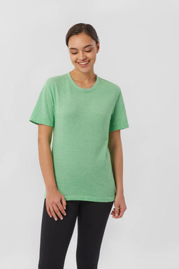 TEKSA Футболка женская WSS 001 lightgreen-white