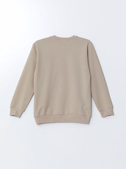 Bisiklet Yaka Bask?l? Erkek ?ocuk Sweatshirt - Waikiki фото 2