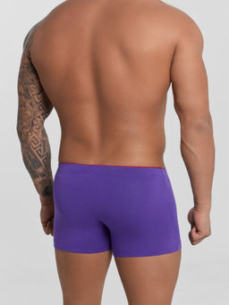 Цена за 2 штуки! Трусы боксеры мужские фиолетовые с принтом пурпурно -фиолетовый +печать 411134 - Mark formelle фото 4