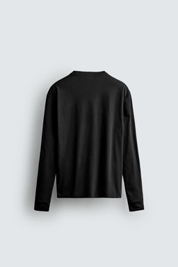 CAMISETA LIGHTWEIGHT MANGA LARGA / Negro - Zara фото 2