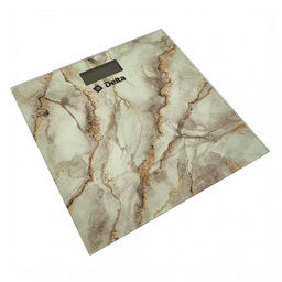 Весы напол. электр. DELTA 180 кг. 30*30см."Белый мрамор" арт. D-9015