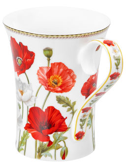 Кружка 400 мл 13*9*12 см Маки фарфор NEW BONE CHINA - Elan gallery фото 25