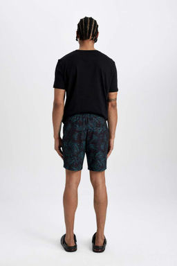 DeFactoFit Короткие шорты для плавания с гибкой текстурой и принтом стандартного кроя  фото 8