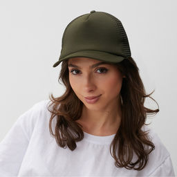 Бейсболка с сеткой MINAKU, тёмно-зелёная, размер 56-58