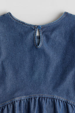 Vestido de punto efecto denim - H&m фото 2