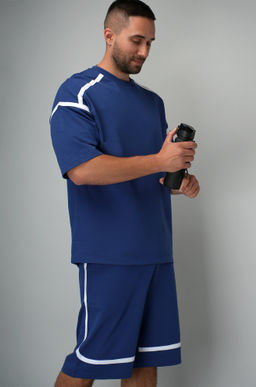 Мужской костюм оверсайз из футера двухнитки Happyfox - Happy fox фото 8