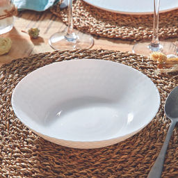 Тарелка суповая PAMPILLE WHITE 20см