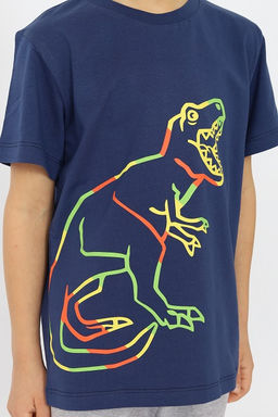 CRB wear/ HSKB 63834-41 Футболка для мальчика,темно-синий/Ex.Cherubino  фото 4