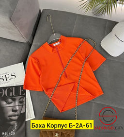 Футболка женская на полузамке - Bruno фото 2