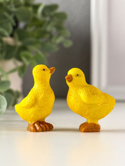Цена за 2 шт. Фигурка полистоун «Утёнок. Цыплёнок», 4.9×3×5.6 см, МИКС