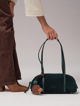Замшевая сумка Ezhik DBR 31225 форест  фото 6
