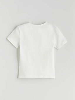 Bisiklet Yaka K?z ?ocuk Ti??rt