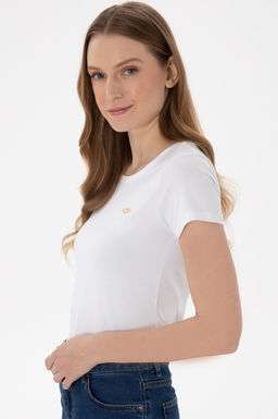 Kad_n Beyaz Basic Ti__rt Sepette S_rpriz _ndirim - U.s. polo assn фото 3