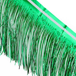 Цена за 2 шт. Гирлянда «Дождик» с липкой лентой, 2 метра, цвет зелёный