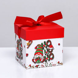 Цена за 12 шт. Коробка Самосборная Гном 10 х 10 х 10 см