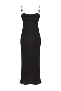 TRENDYOLMILLA Beyaz Dantel Bodycone/Vucuda Oturan Ask?l? Midi Orme Elbise TWOSS25EL00533 фото 10