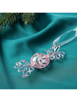 Цена за 2 шт. Ёлочные игрушки 2 шт. Зимнее волшебство. Ажурные конфеты, 9.53.5 см, сиреневый перелив фото 7