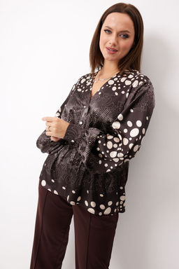 Блуза BegiModa 4146 шоколад