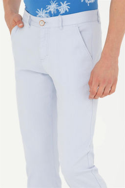 Мужские голубые брюки из плотной ткани - U.s. polo assn фото 6