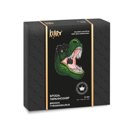 Klart набор для вышивания 10-504 Брошь. Тираннозавр 5.5 х 7 см