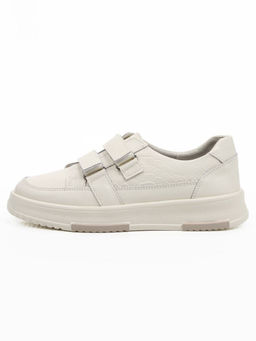 03-C138-2 LT. BEIGE Полуботинки спортивные женские (натуральная кожа)