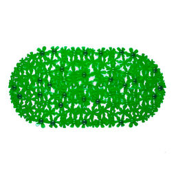 Коврик СПА для в/к Aqua-Prime Цветы 66х35см (зеленый) 1/10