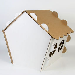 Домик с когтеточкой, 45 х 41 х 45,5 см - Пушистое счастье фото 2