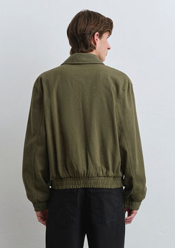 Cep Detayl? Haki Bomber Ceket - Mavi фото 3